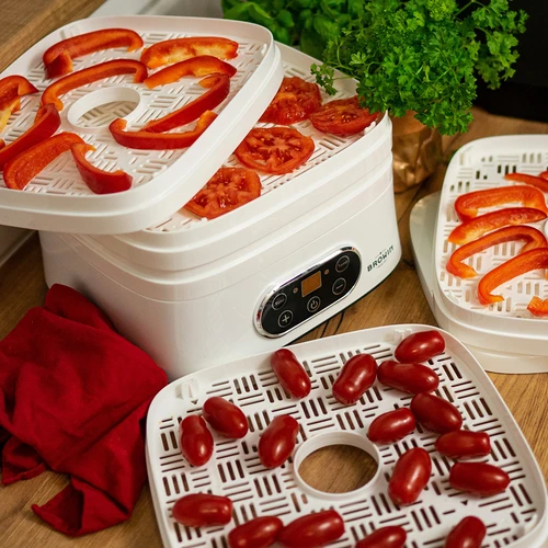 Sušička na houby, ovoce, zeleninu a bylinky s regulací teploty, 240W, bílá - 21