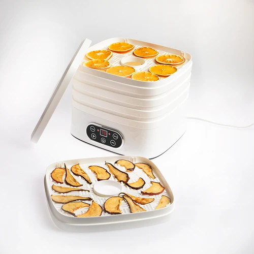 Sušička na houby, ovoce, zeleninu a bylinky s regulací teploty, 240W, bílá - 7