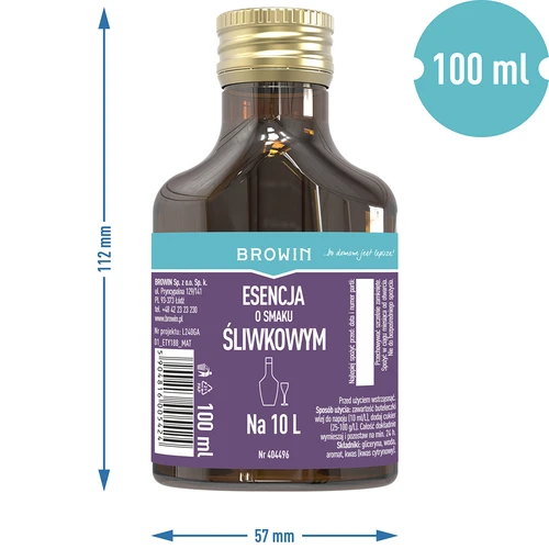 Švestková chuťová esence 100 ml - 6