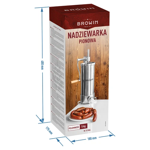 Svislá plnička na klobásy 5 kg - 11
