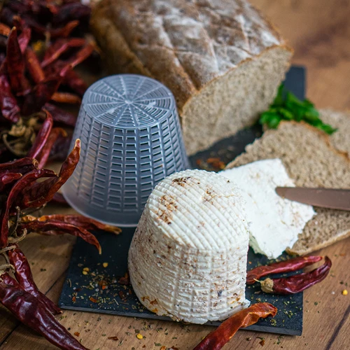 Sýrařská forma na ricottu Ø 6,5 x 7,8 cm na 400 g - 4