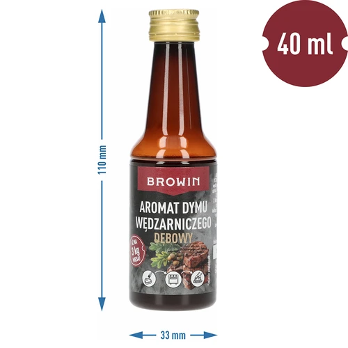 Tekutý kouř - dubový, 40 ml - 3