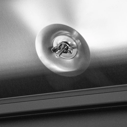 Teploměr na gril a BBQ, od 50 do +500°C, bimetalový, 5,3cm - 5