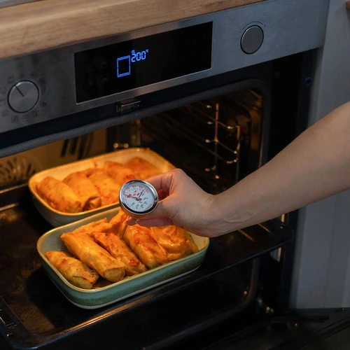 Teploměr s dvojitou stupnicí (30°C do 100°C) / (50°C do 300°C) 13,0cm - 7