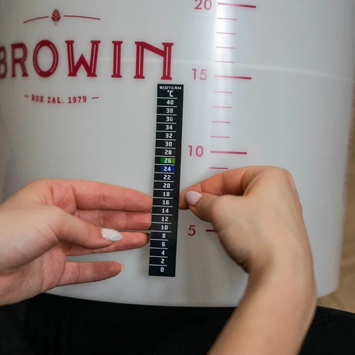 Termometr tekutokrystalický (0°C do +40°C) 15cm - 4