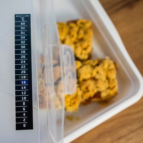 Termometr tekutokrystalický (0°C do +40°C) 15cm - 5