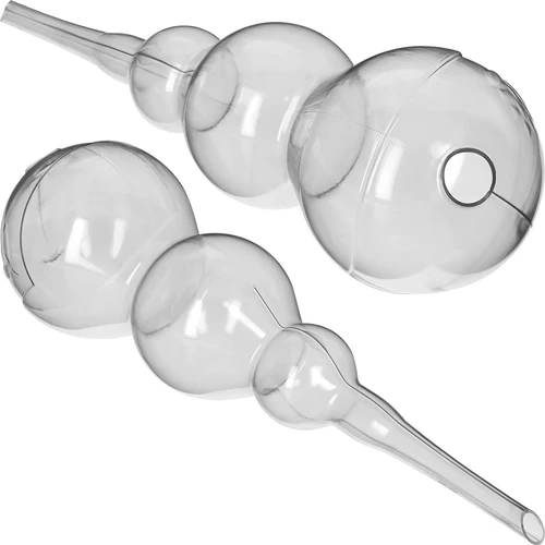 Trojitá zavlažovací koule (tříkomorová), průhledná bezbarvá, 600 ml - 2