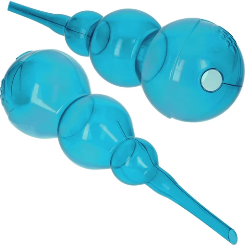 Trojitá zavlažovací koule (tříkomorová), průhledná modrá, 600 ml - 2