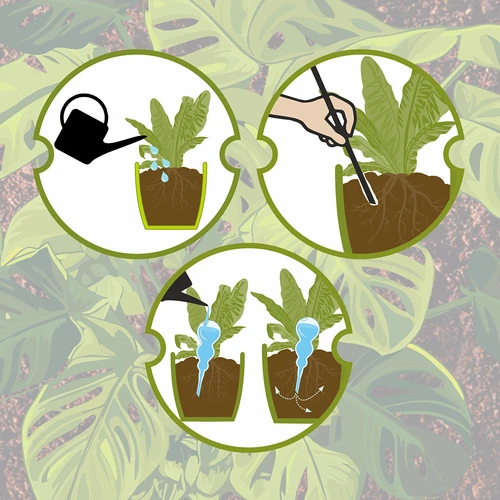 Trojitá zavlažovací koule (tříkomorová), průhledná růžová, 600 ml - 10