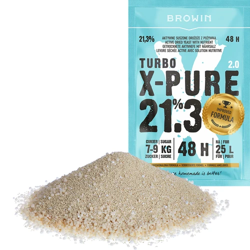 Turbo kvasnice X-Pure 21,3 % 48 h, 25 l - 3