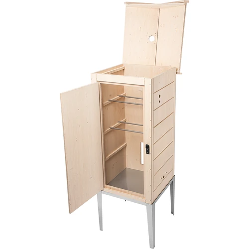 Udicí komora z atestované překližky, 200 l, s nerezovým podstavcem - 2