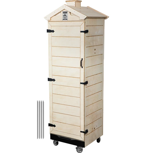 Udírenská komora z certifikované překližky, bezrámová, 320L, s kolečky  - 1 