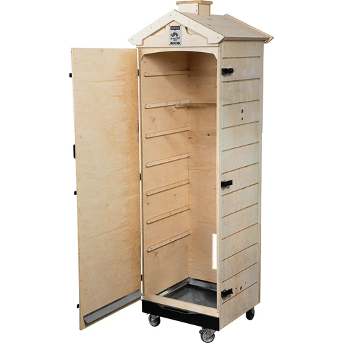 Udírenská komora z certifikované překližky, bezrámová, 320L, s kolečky - 2