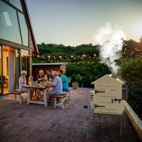 Udírna 115 L dragON Wood 60E dřevěná, s elektrickým topným modulem a ovladačem - 19