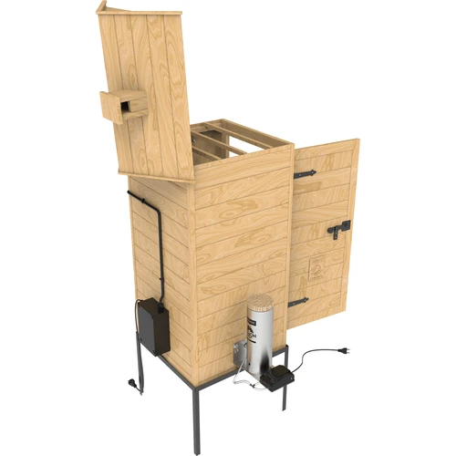 Udírna 200 L dragON Larch E21 - z modřínu, s elektrickým topným modulem a ovladačem - 6