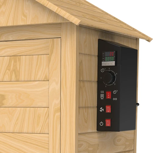 Udírna 200 L dragON Larch E21 - z modřínu, s elektrickým topným modulem a ovladačem - 9