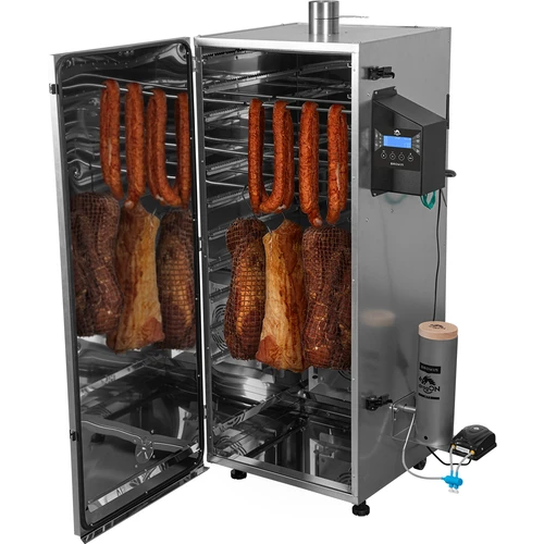 Udírna dragON ocelová 220 l, IQ – s řídicí jednotkou Wi‑Fi - 4