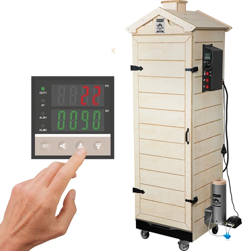 Udírna dragON PLYWOOD NATURE – bezrámová, modulární, s digitální řídicí jednotkou, 320 l