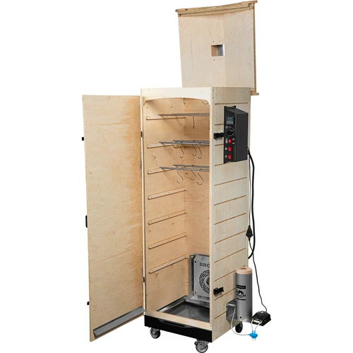 Udírna dragON PLYWOOD NATURE – bezrámová, modulární, s digitální řídicí jednotkou, 320 l - 3