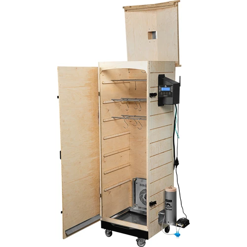 Udírna dragON PLYWOOD NATURE – bezrámová, modulární, s Wi‑Fi řídicí jednotkou, 320 l - 3