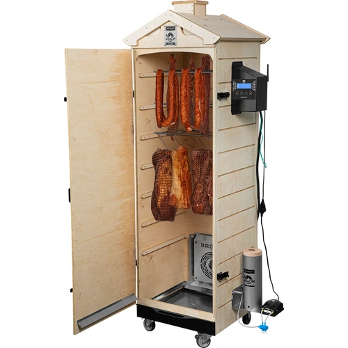 Udírna dragON PLYWOOD NATURE – bezrámová, modulární, s Wi‑Fi řídicí jednotkou, 320 l - 4