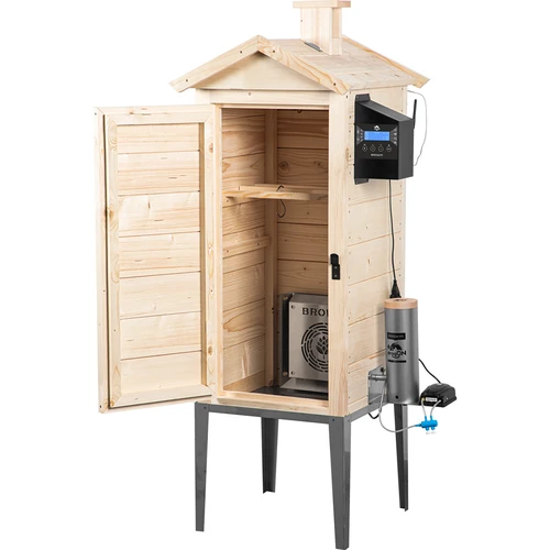 Udírna s Wi-Fi, 200 l – dragON WOOD 100IQ s elektrickým topným modulem a řídicí jednotkou - 2