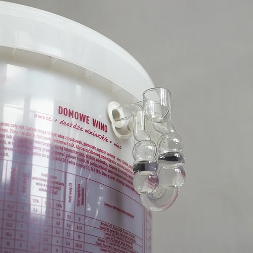 Úhlová fermentační trubka pro nádoby - nerozbitná - 5