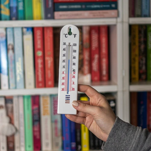 Univerzální bílý teploměr (-30°C do +50°C) 20cm - 3