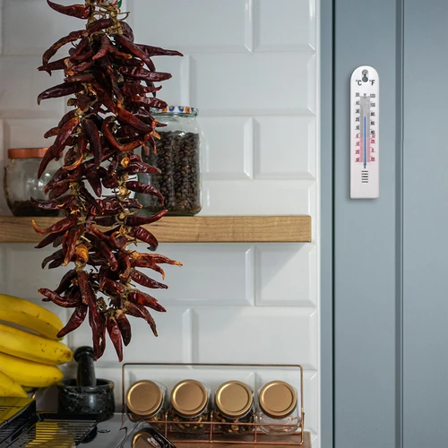 Univerzální bílý teploměr (-30°C do +50°C) 20cm - 4