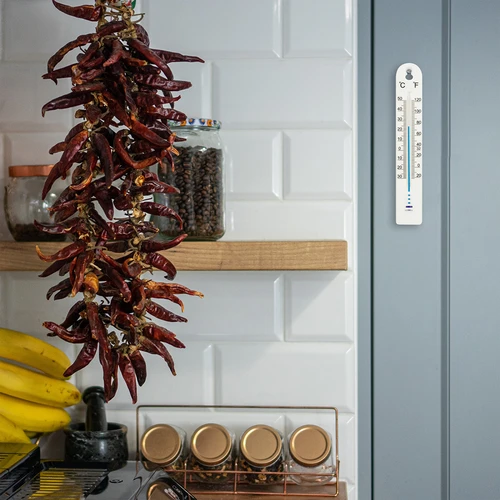 Univerzální teploměr (-30 až +50°C), 17 cm, bílý - 4