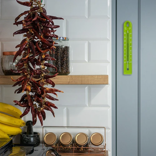 Univerzální teploměr (-30 až +50°C), 17 cm, zelený - 5