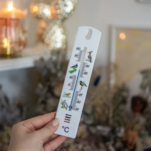 Univerzální teploměr s grafikou - ptáci (-30°C do +50°C) 20cm - 3