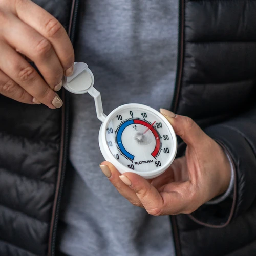 Univerzální teploměr, samolepicí (-50°C do +50°C) Ø 7,2cm - 4