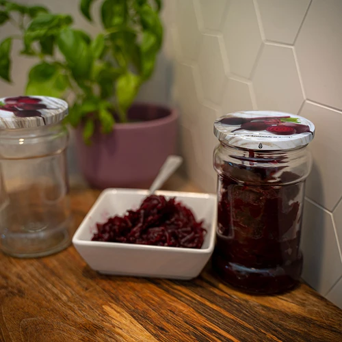 Uzávěr fi 66/4 obrázky zeleniny - 10 ks. - 18