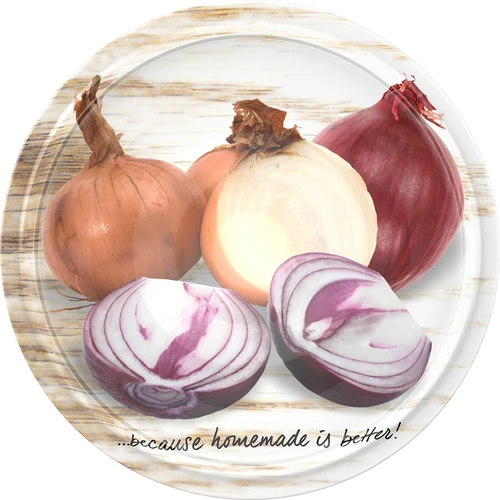 Uzávěr fi 66/4 obrázky zeleniny - 10 ks. - 9