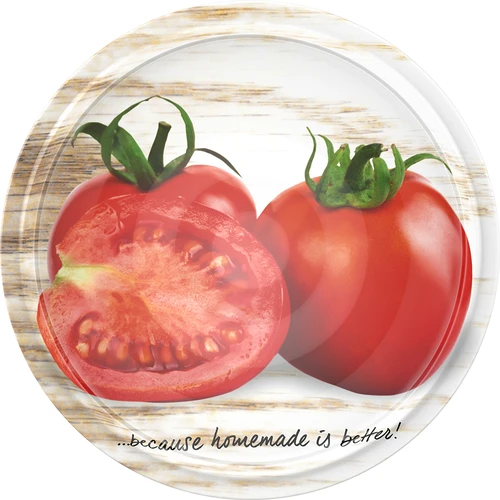 Uzávěr fi 66/4 obrázky zeleniny - 10 ks. - 12