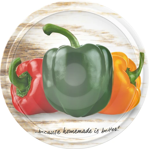 Uzávěr fi 66/4 obrázky zeleniny - 10 ks. - 14