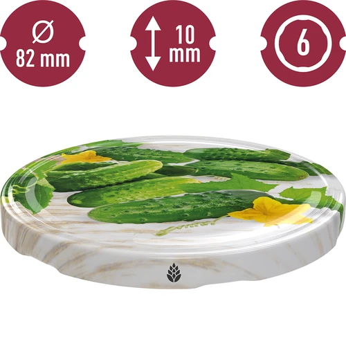 Uzávěr fi 82/6 okurky 2 - 10ks. - 7