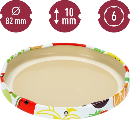 Uzávěr fi 82/6 ovoce - 10 ks - 4