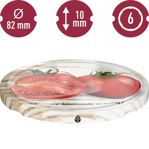 Uzávěr fi 82/6 zelenina 4 - 10ks. - 14