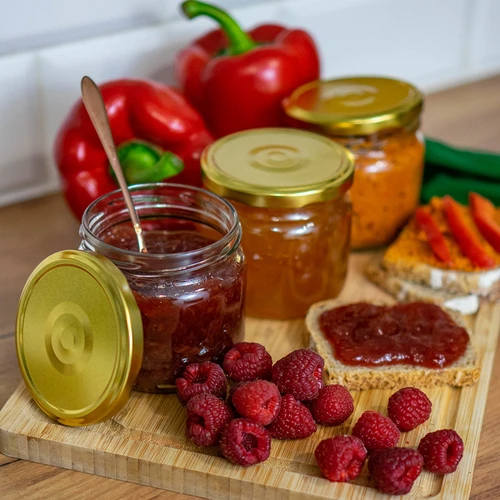 Uzávěr fi 82/6 zlatý - 10 ks. - 4