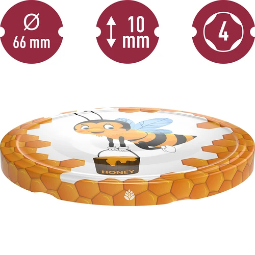 Uzávěr fi66 med "Gucio" - 10 ks. - 3