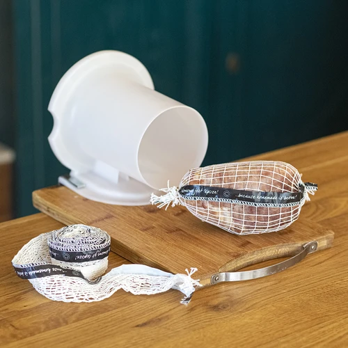 Uzenářská síťka s etiketou, o rozměrech 15 cm x 4 m, s tepelnou odolností 125°C - 3