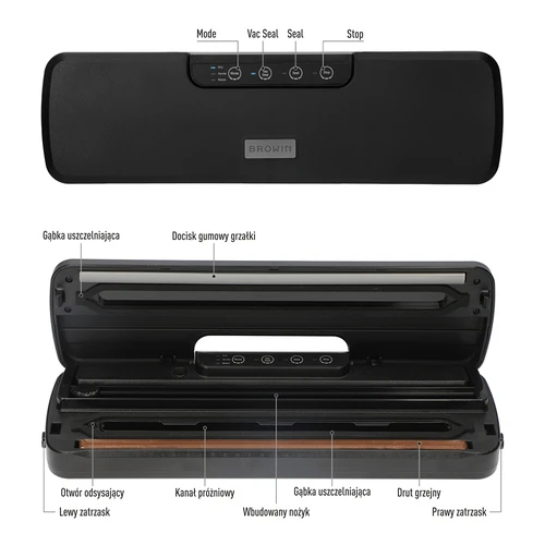 Vakuová svářečka - multifunkční, černá - 8