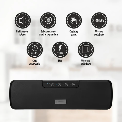 Vakuová svářečka - multifunkční, černá - 7