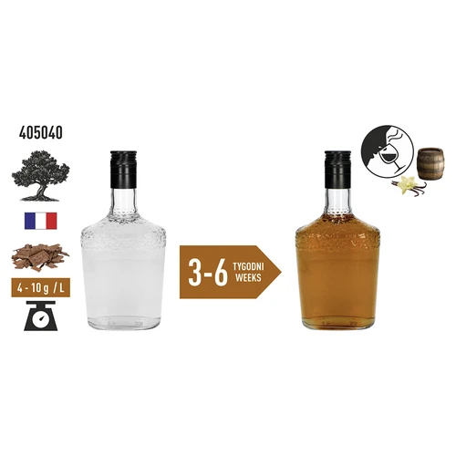 Vanilkové dubové vločky, silně opékané, 20g - 7