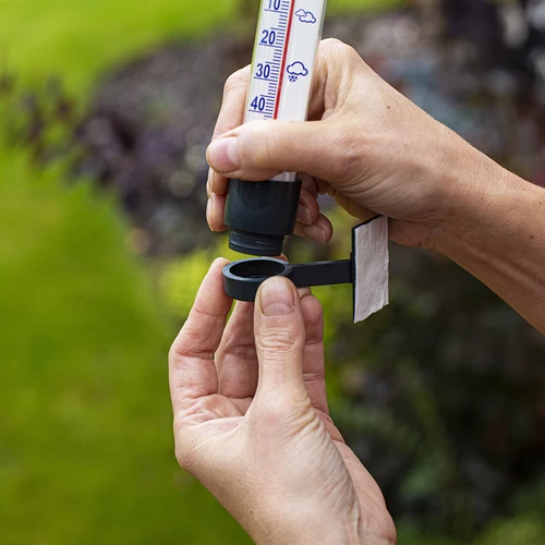 Venkovní teploměr antracitový (-60°C do +50°C) 23cm - 6