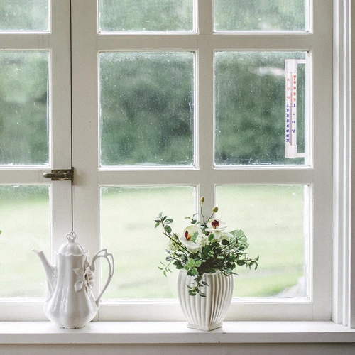 Venkovní teploměr bílý (-60°C do +50°C) 23cm - 6