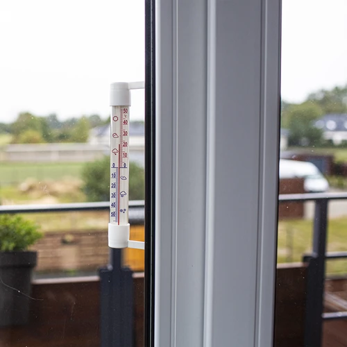 Venkovní teploměr bílý (-60°C do +50°C) 23cm - 2