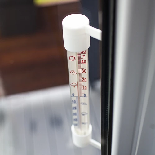 Venkovní teploměr bílý (-60°C do +50°C) 23cm - 4